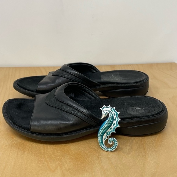 Merrell Shoes - Merrell Tetra Trance Clack Leather Slide Sandals Size 8